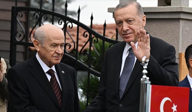Cumhurbaşkanı Erdoğan’dan Bahçeli’ye Ankara'da ziyaret