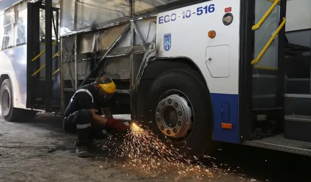 EGO, yeni eğitim yılı öncesi toplu ulaşım araçlarını denetliyor