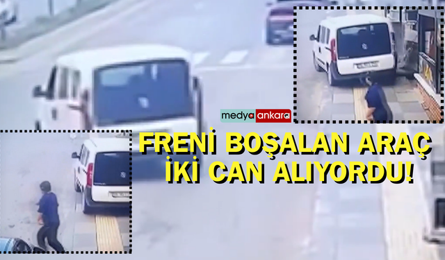 Ankara Gölbaşı’nda nefes kesen anlar: Freni boşalan araç pastaneye daldı
