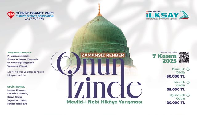 Türkiye Diyanet Vakfı’ndan Ödüllü Mevlid-i Nebi hikâye yarışması