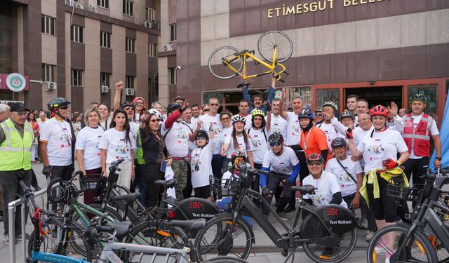 Etimesgut’ta Avrupa Hareketlilik Haftası bisiklet turu ile başladı
