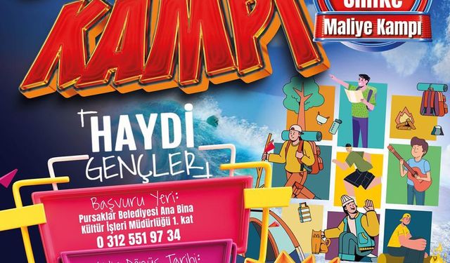 Pursaklar Belediyesi’nden gençlere doğayla iç içe kamp fırsatı