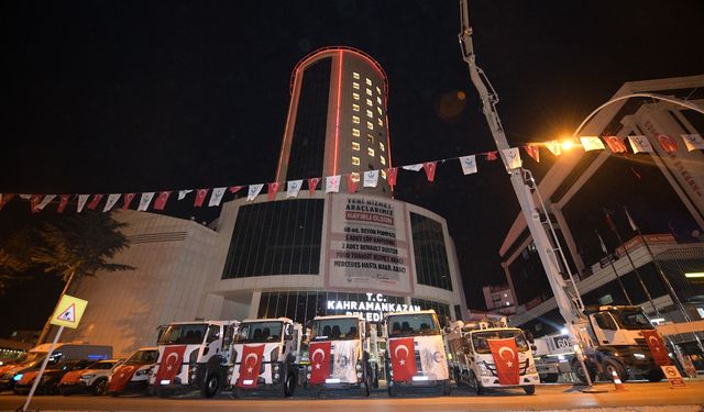 Kahramankazan Belediyesi araç filosunu güçlendirdi