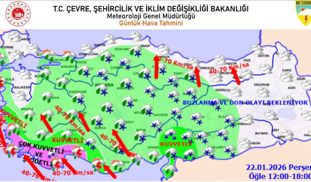 Meteoroloji uyardı: Başkent bugün beyaza bürünecek