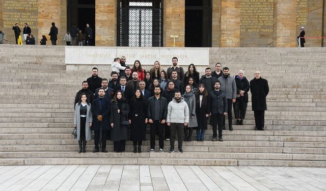 TMMOB Çevre Mühendisleri Odası Ankara Şubesi 14. Dönem Yönetiminden Anıtkabir Ziyareti