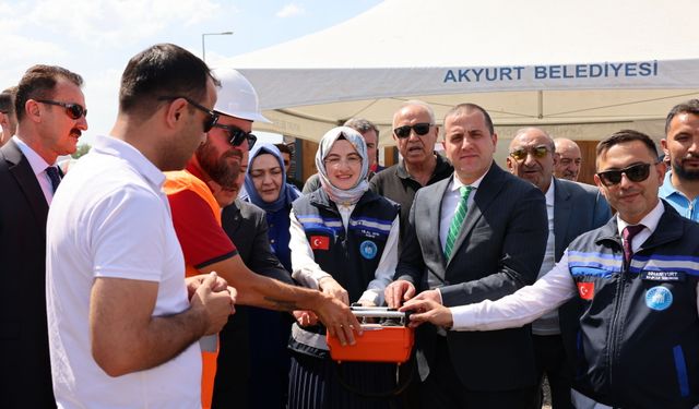 Akyurt 'ta Etüt Merkezi ve Otopark Temeli Atıldı