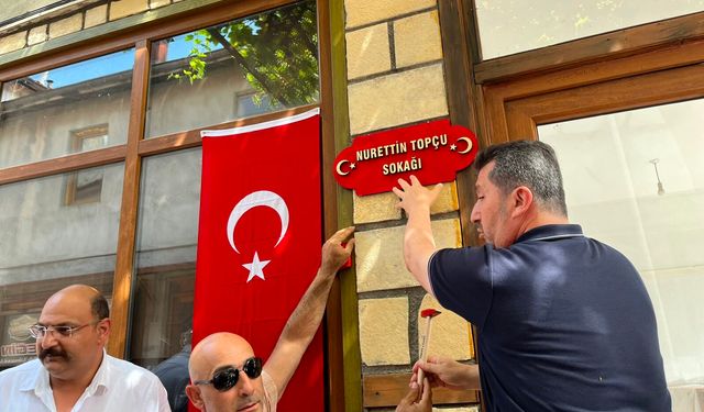 “Nurettin Topçu Sokağı” Kemaliye’de Açıldı