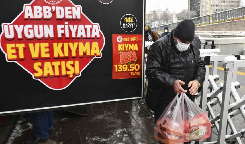 Ankara Büyükşehir ucuz eti Başkent Marketlerde de satacak