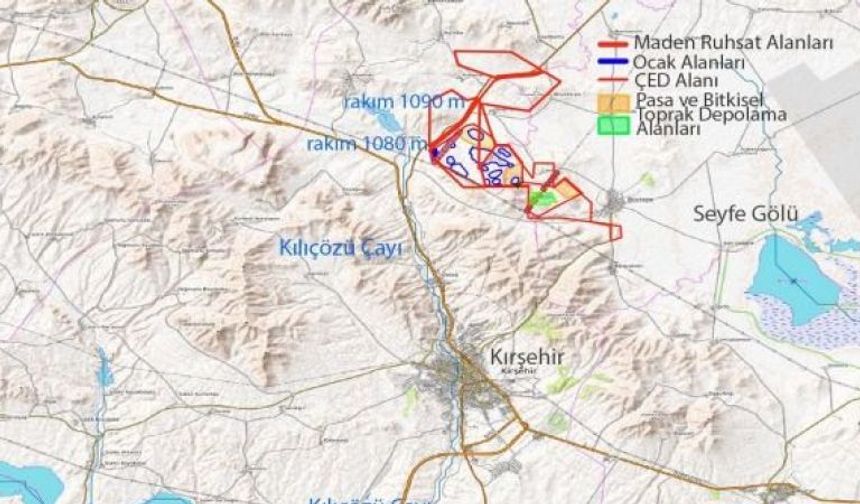 Kırşehir’de altın madeni tehdidi: Tarım ve su kaynakları risk altında