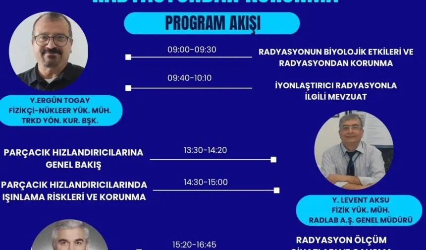 Ankara Üniversitesi’nde parçacık hızlandırıcılarında radyasyon güvenliği semineri gerçekleştirildi