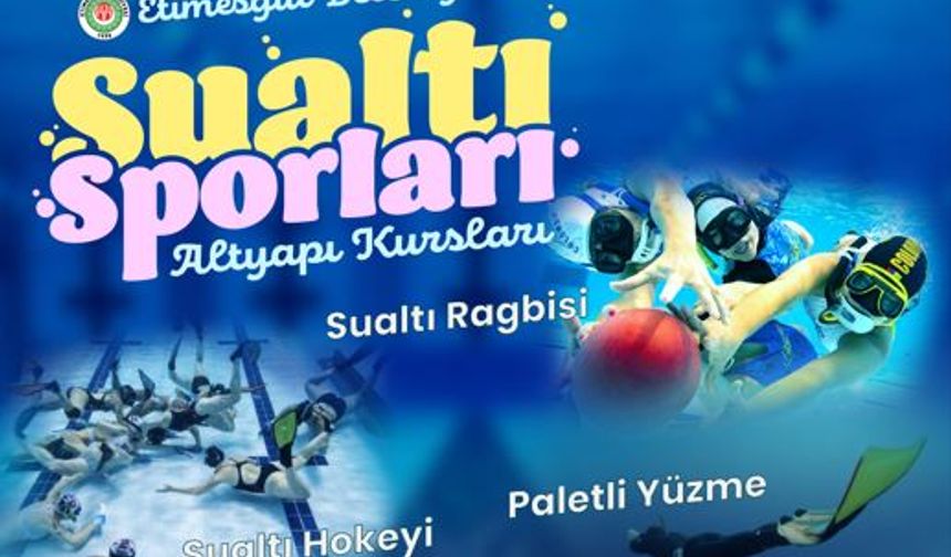 Etimesgut’ta sualtı sporlarına gençlik hamlesi