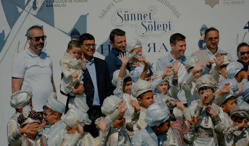 Sultan II. Beyazıd Vakfı’nın 529 yıllık geleneği yaşatıldı: Ankara’da toplu sünnet şöleni düzenlendi