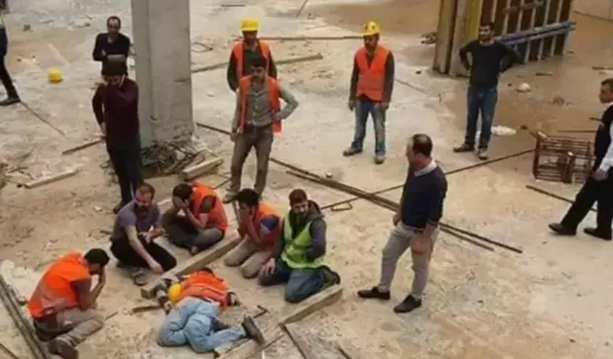 İnşaatta ölümle sonuçlanan kaza: 4.kattan düştü