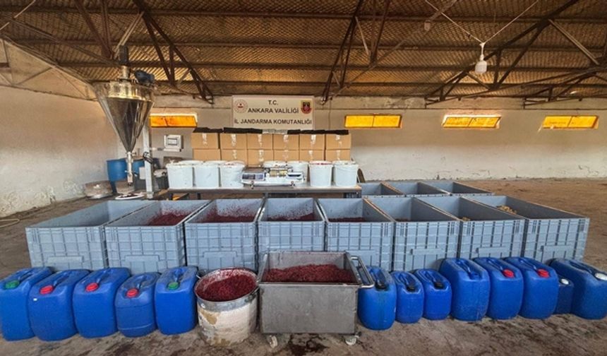Ankara’da kaçak nargile tütünü operasyonu: 4,5 ton kaçak tütün yakalandı
