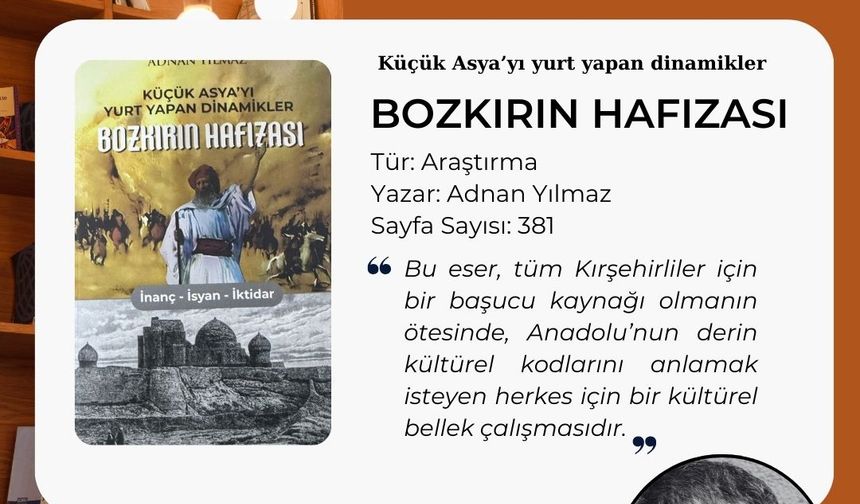 "Bozkırın Hafızası" raflarda