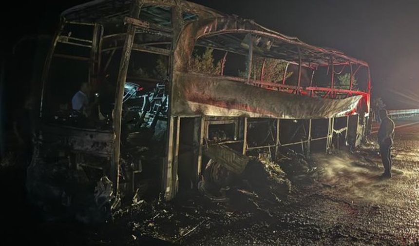 Ankara’da otobüs yangını: 36 kişi tahliye edildi