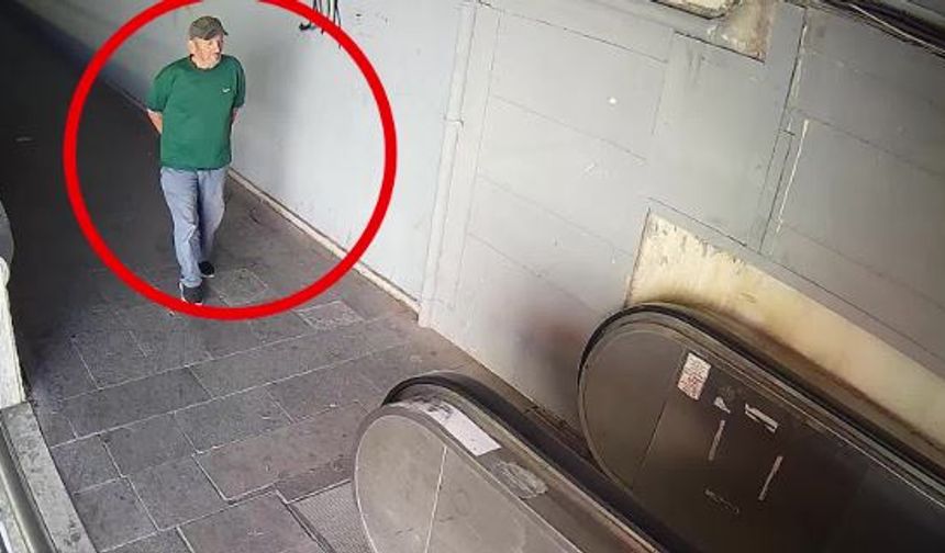 Ankara’da yürüyen merdivenleri kim durduruyor? Güvenlik kameralarına yansıdı