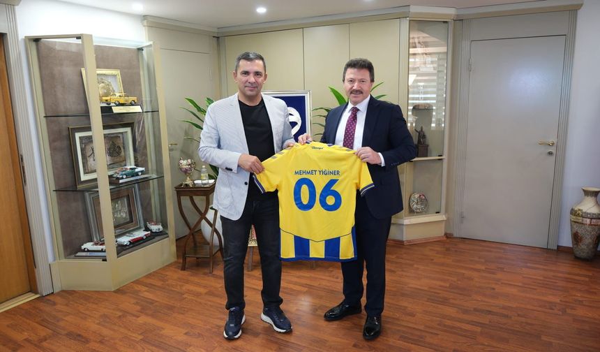 Etimesgut Spor’dan Mehmet Yiğiner’e ziyaret