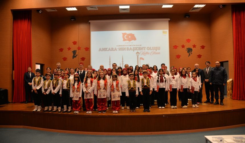 Kahramankazan’da Ankara’nın Başkent oluşunun 102. Yılı coşkuyla kutlandı