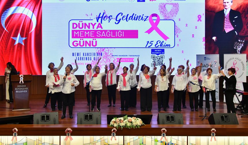 Ankara Büyükşehir Belediyesi’nden “Dünya Meme Sağlığı Günü”ne özel farkındalık etkinliği