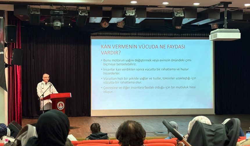 Sincan’da Kızılay Haftası’na özel kan bağışı farkındalığı