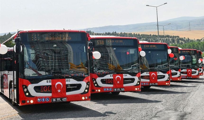Başkent ulaşımına 400 yeni EGO otobüsü