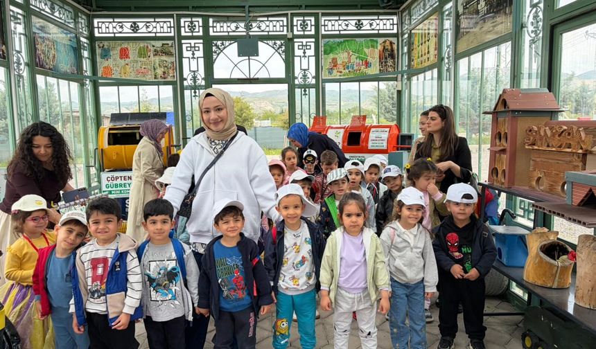 Sincan'da Kreş Öğrencileri EKO-ÇİFTLİK'te geri dönüşümü öğrendi