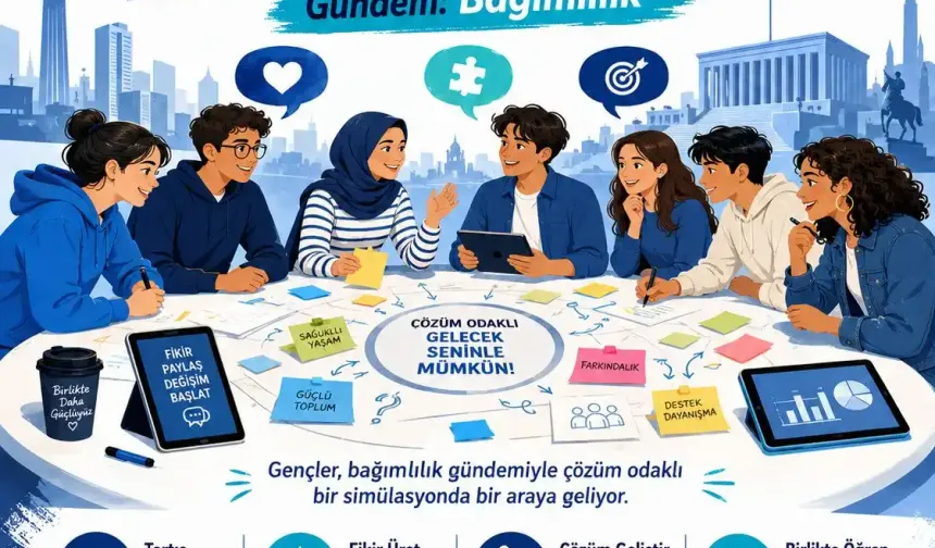 Başkent Gençleri Bağımlılıkla Mücadele İçin Meclis Kürsüsüne Çıkıyor