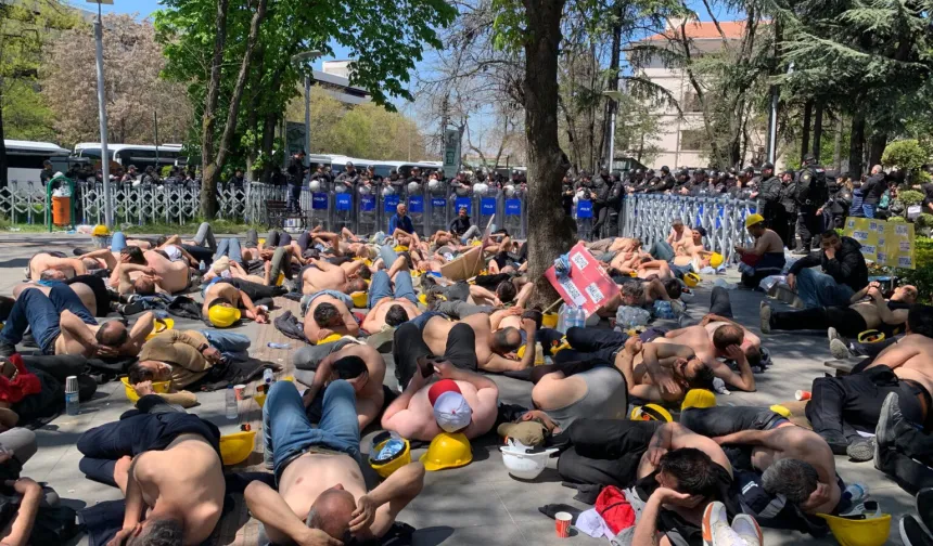 Sözler Tutulmadı: Doruk Madencileri İçişleri Bakanlığı Önüne Yürüyor