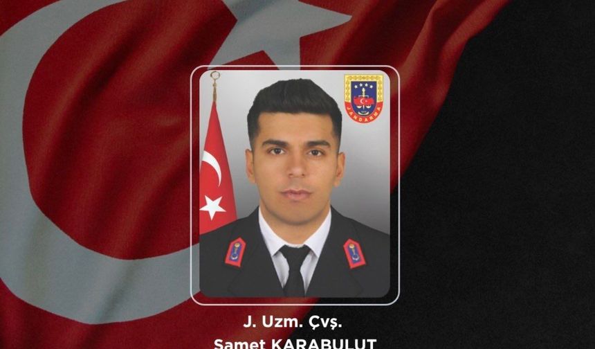 Van’da Acı Haber: Jandarma Uzman Çavuş Samet Karabulut Şehit Oldu