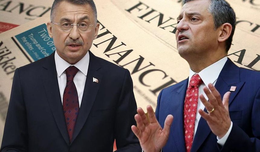 TBMM Dışişleri Komisyonu Başkanı Fuat Oktay sosyal medya hesabından yaptığı açıklamada, Özgür Özel'in yabancı bir gazete