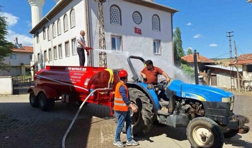 Köyde Yangına Müdahale Ekibi Kuruldu
