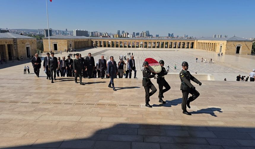 Haymana Heyeti'nden Anıtkabir'e Anlamlı Ziyaret