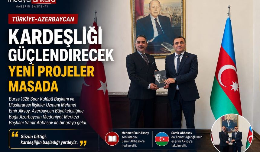 Türkiye-Azerbaycan Kardeşliğinde Yeni Projeler Masada