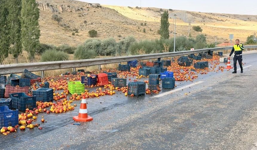Kazadan Geriye Tonlarca Şeftali Kaldı
