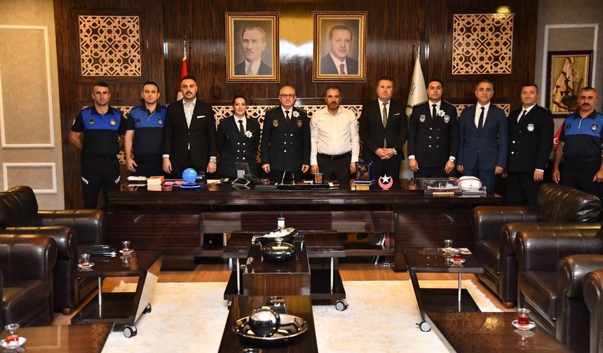 Ertuğrul Başkan’a Zabıta Haftası Ziyareti