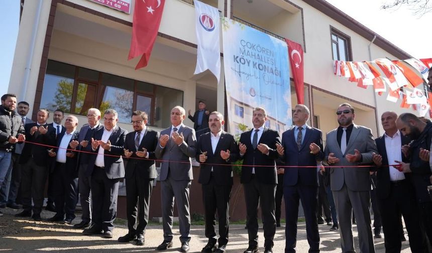 Sincan'da Çokören Mahallesi Köy Konağı Hizmete Açıldı