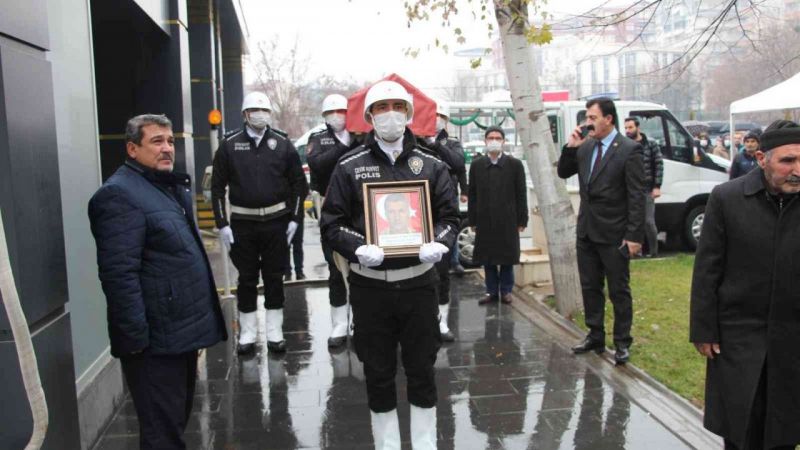 Şehit bekçi için tören düzenlendi