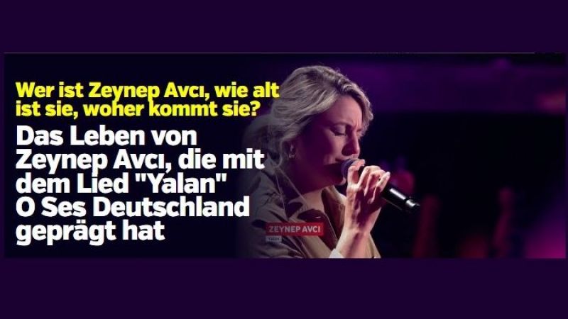 Wer ist Zeynep Avcı, wie alt ist sie, woher kommt sie? Das Leben von Zeynep Avcı, die mit dem Lied "Yalan" O Ses Deutschland geprägt hat