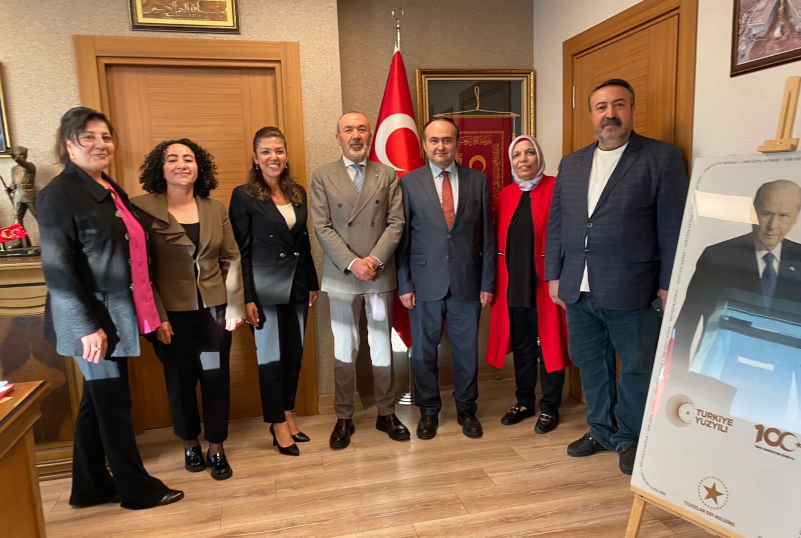 Ankara’da Birlik Derneği’nden Mhp’ye Ziyaret (4)