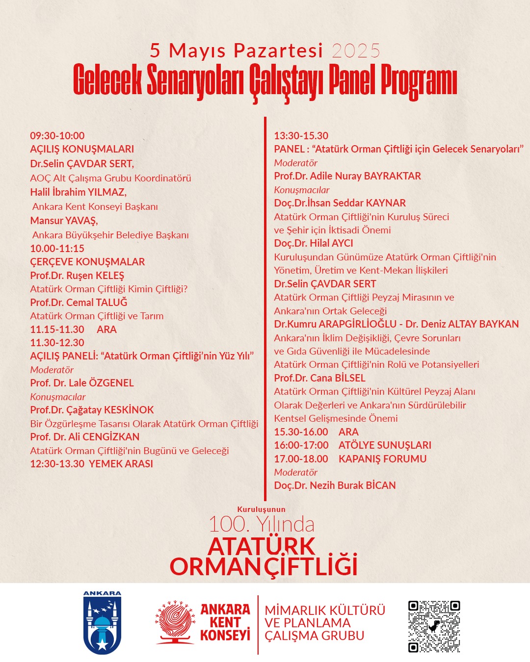 Atatürk Orman Çiftliği'nin 100. Yılında Geleceğe Bakış