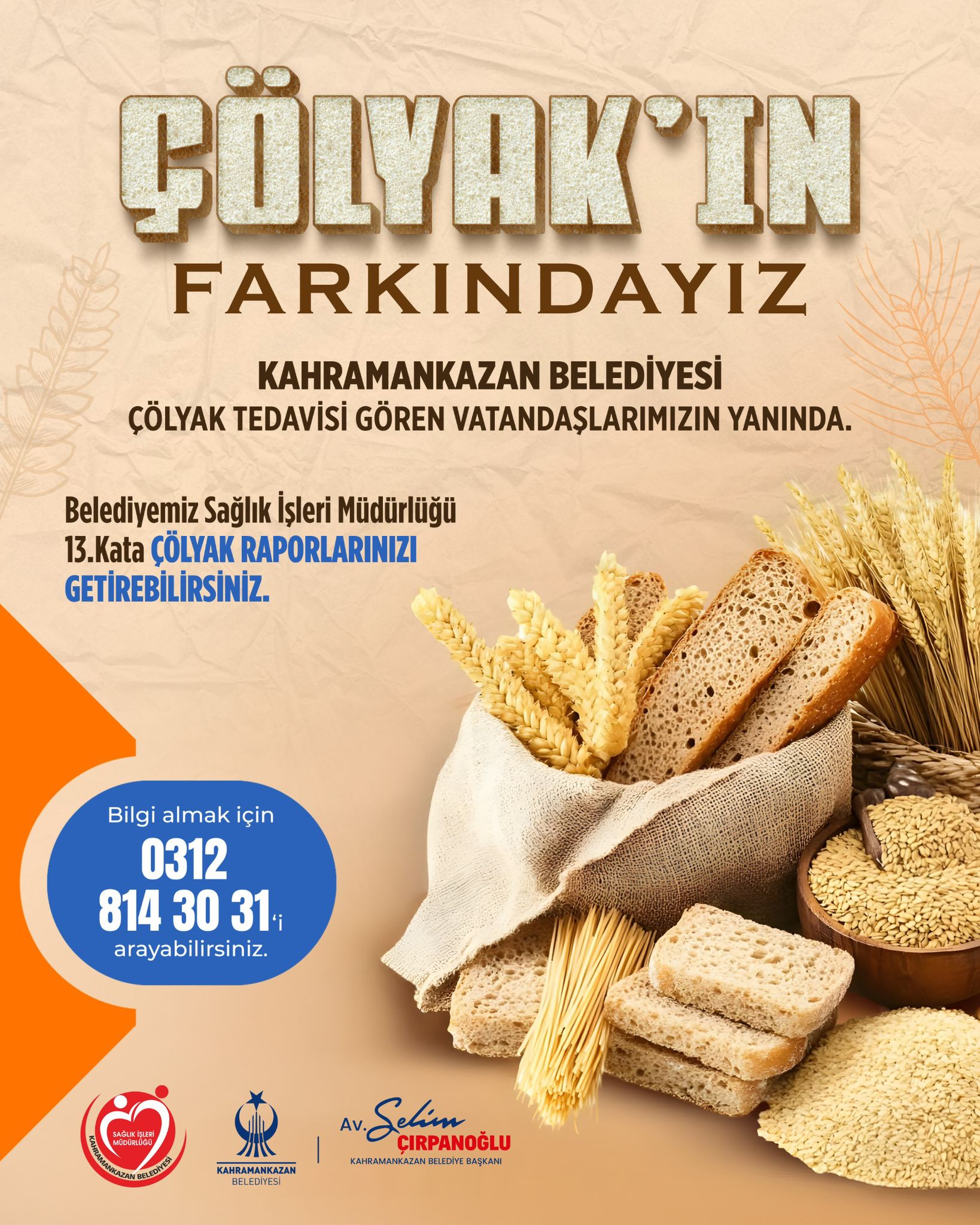 Kahramankazan Beledi̇yesi̇’nden Çölyak Hastalarina Destek