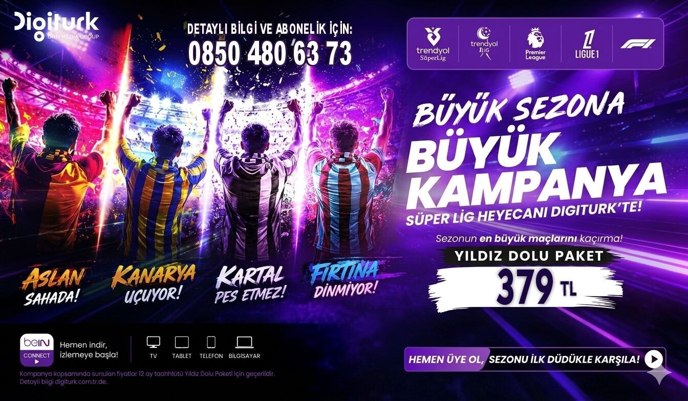 Dijitürk "Lige erken gel kampanyası" Yıldız Dolu Paket Özel indirim!